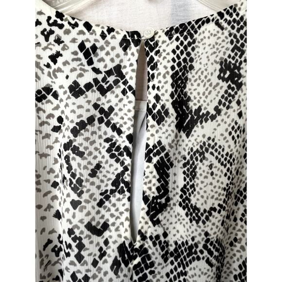 NWT J. Crew women's snake print smocked dress, size XXS - Picture 12 of 15